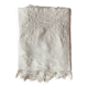 Drap de trousseau monogramme RC vers 1900.