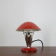 1930s Bauhaus Red Small Table Lamp, Czechoslovakia