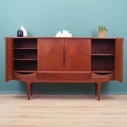 Teak highboard, Danish design, 1960s, production: Denmark