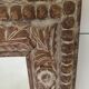 Miroir Shabby, cadre en bois sculpté