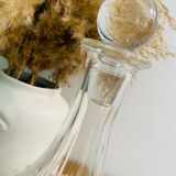 Glass decanter and stopper thereof