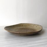 Pyrite stoneware serving dish