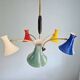 Diabolo articulated chandelier, Italian design, 1950s-60s
