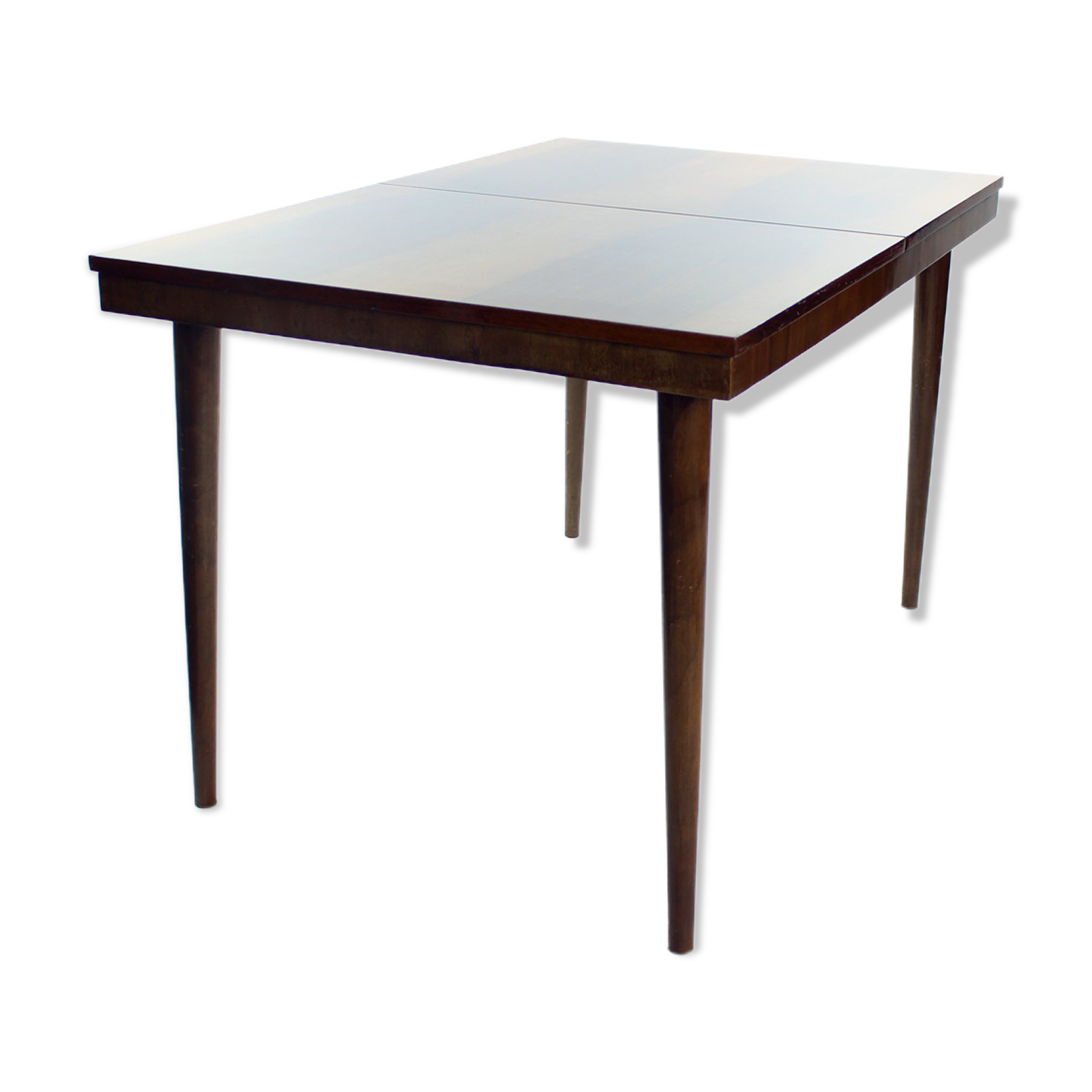 Extendable Dining Table In Mahogany By Mier, Czechoslovakia 1960s