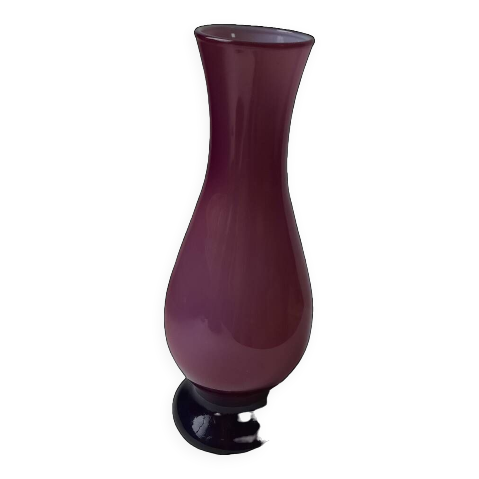 Opaline style vase