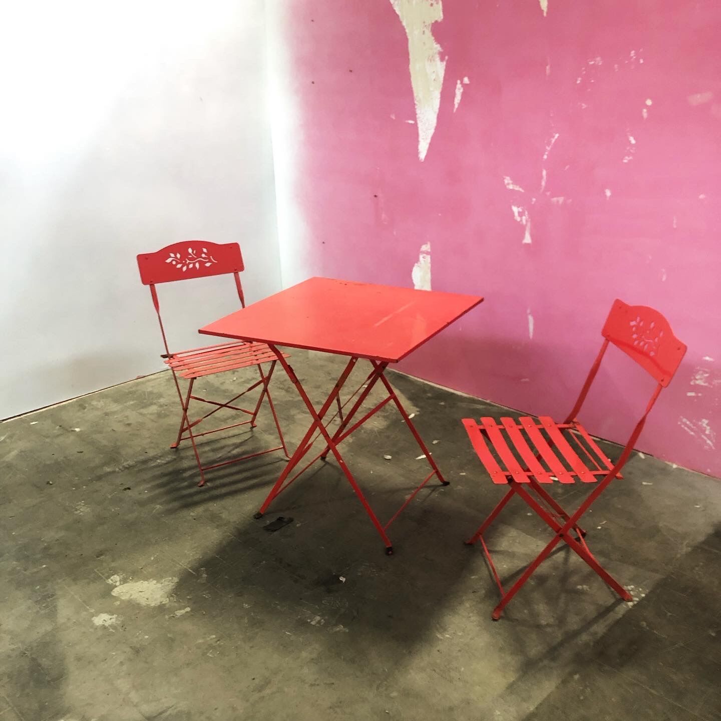 Garden table and chairs