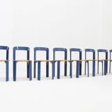 Vintage Bruno Rey dining chairs model 3300 set of 8