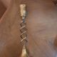 Golden candle holder