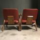 Pair of Hillestak armchairs designed in 1950s by Robin Day for Hille,