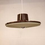 Original brown Danish design hanging lamp - *** Denmark 1970