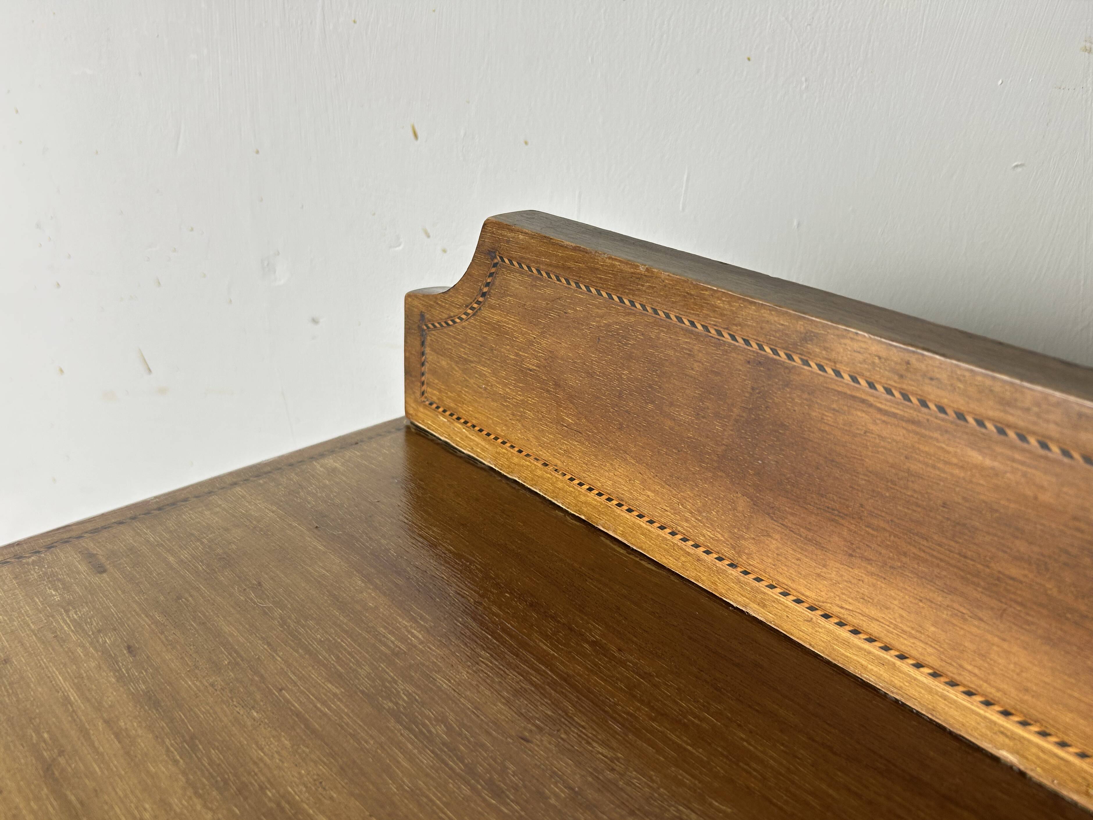 Antique Edwardian inlaid mahogany 5 drawer chest c.1900