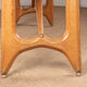 Large extendable dining table in oak by Guillerme and Chambron 1960.
