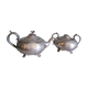 Teapot and sugar bowl set from James Dixon & Sons from Shefield in silver plating