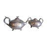 Teapot and sugar bowl set from James Dixon & Sons from Shefield in silver plating
