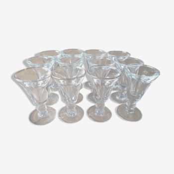 Set of digestive glasses