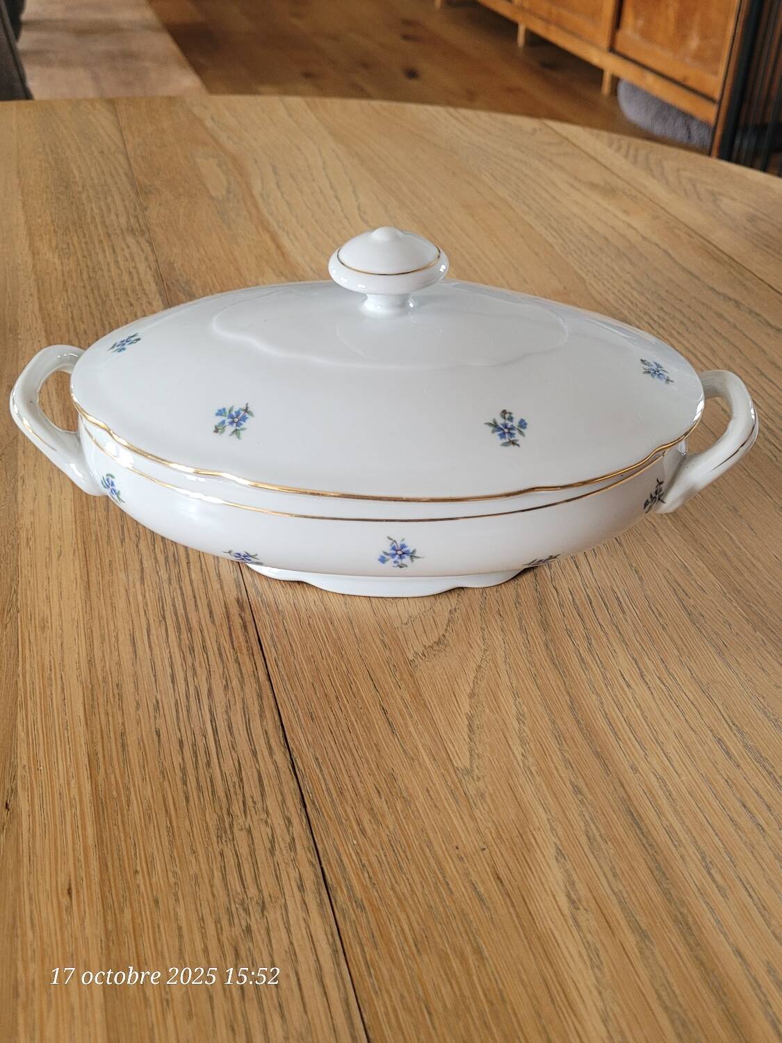 Vintage porcelain vegetable dish/soup tureen
