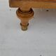 Bedside table top marble foot hoof and bronze decoration H 83 cm