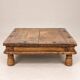 Old Indian solid wood coffee table – floor table