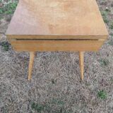 Wooden worker vintage compass feet