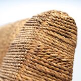 Japanese bamboo rope handmade highback sofa