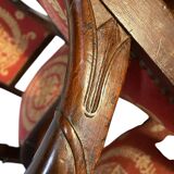 Pair of Empire Period Mahogany Armchairs and Bergère