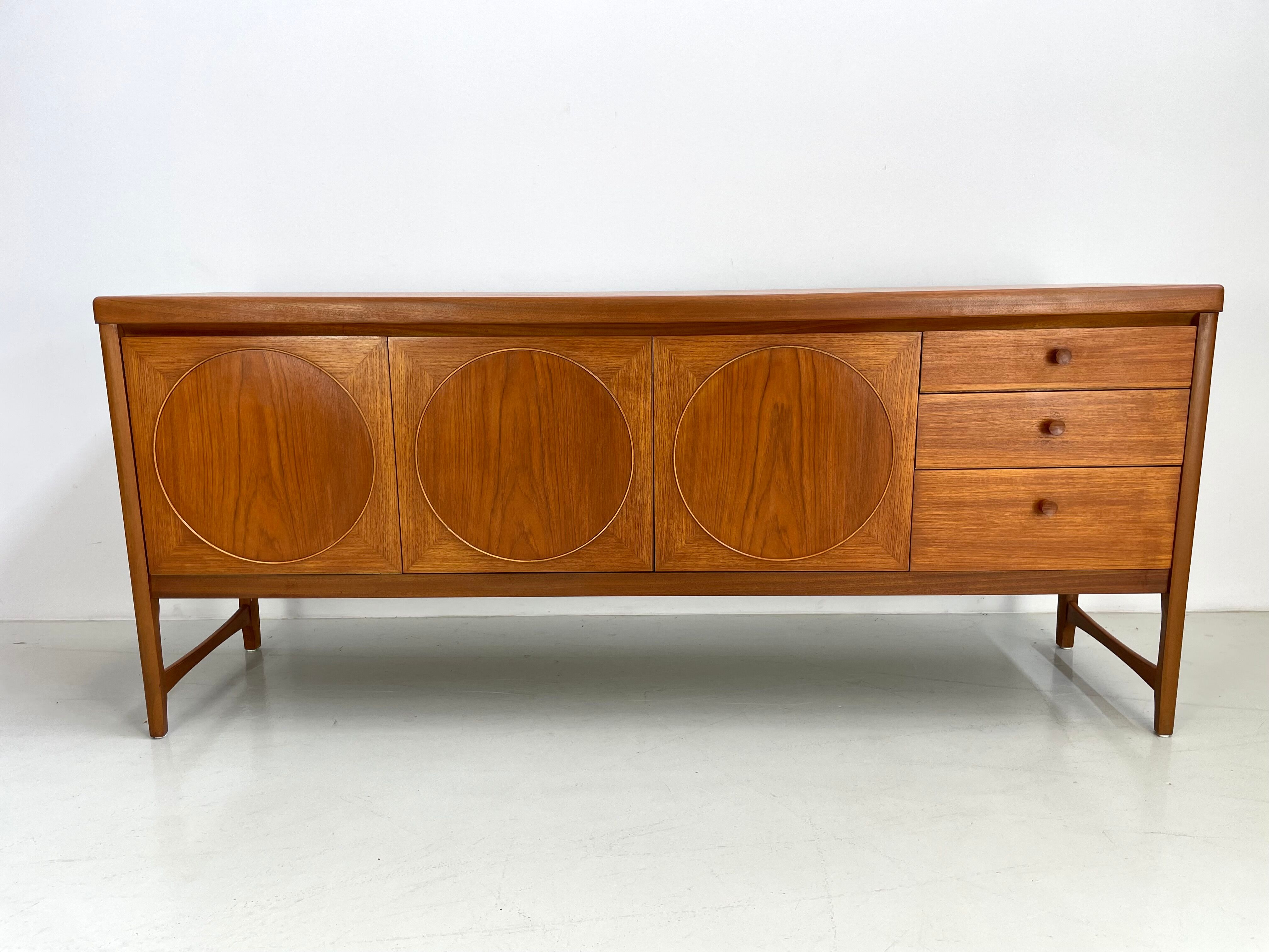 Vintage Nathan Circle sideboard 1960's