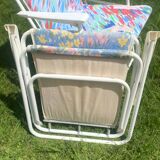 Flowery garden armchair