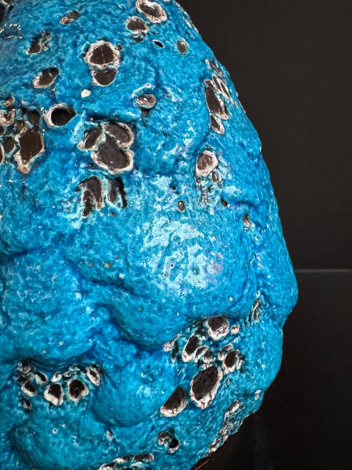 Ceramic cruche foam Vallauris 1960s