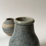 Set of 2 handmade ceramic vases
