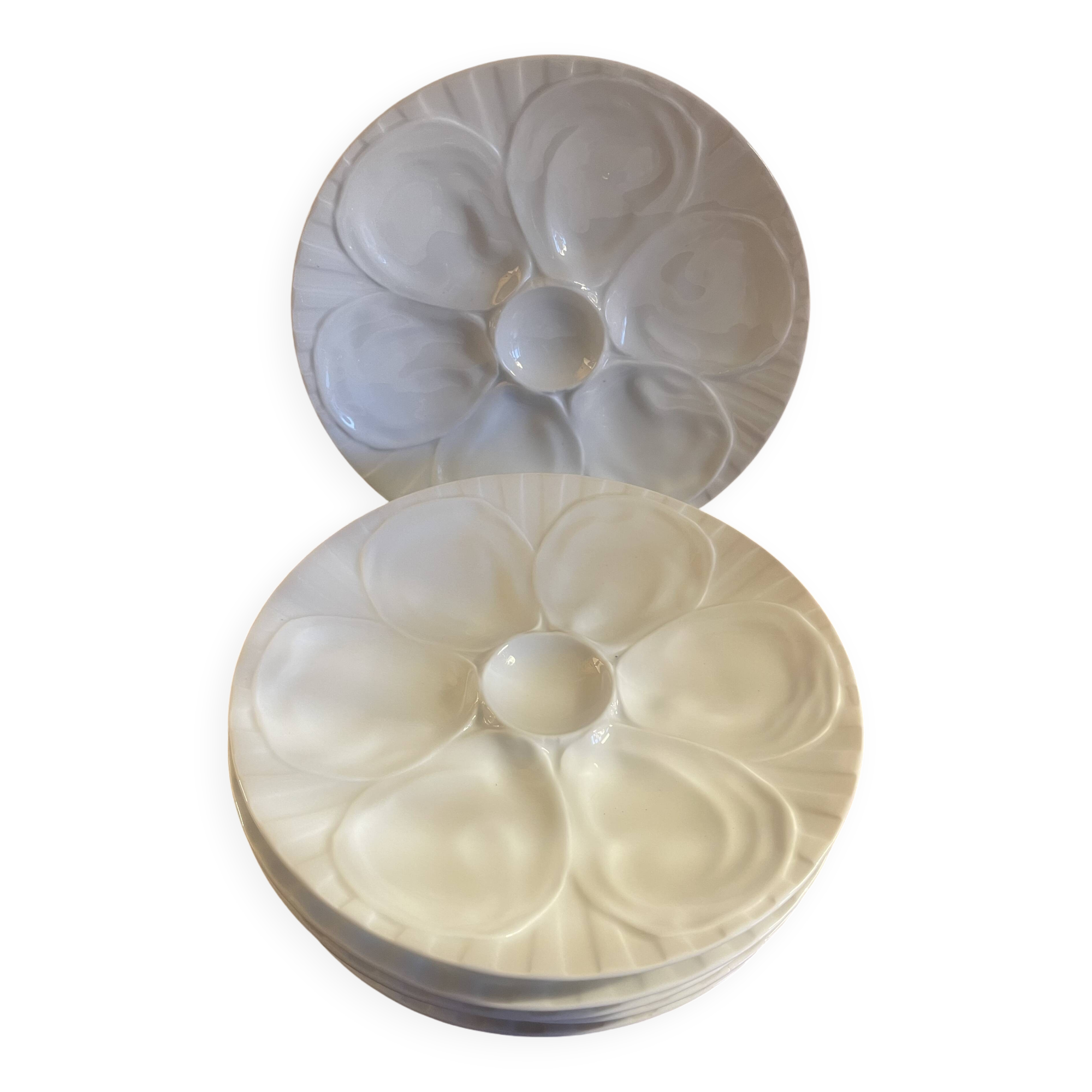 6 Pillivuyt oyster plates
