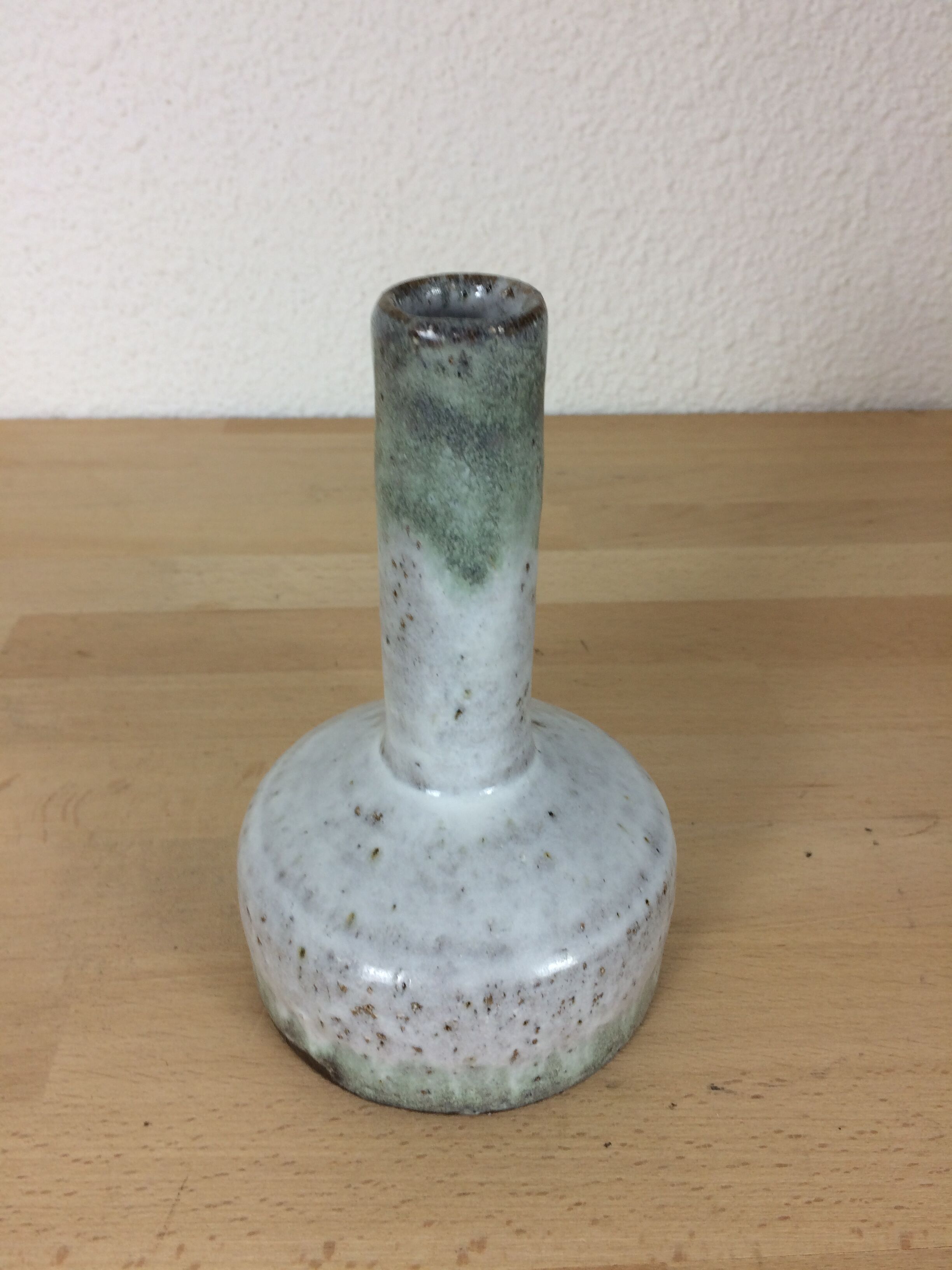 White ceramic modernist vase