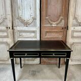 Petit bureau noir style Louis XVI