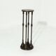 Art Deco Bronze Pedestal Side Table 1930s