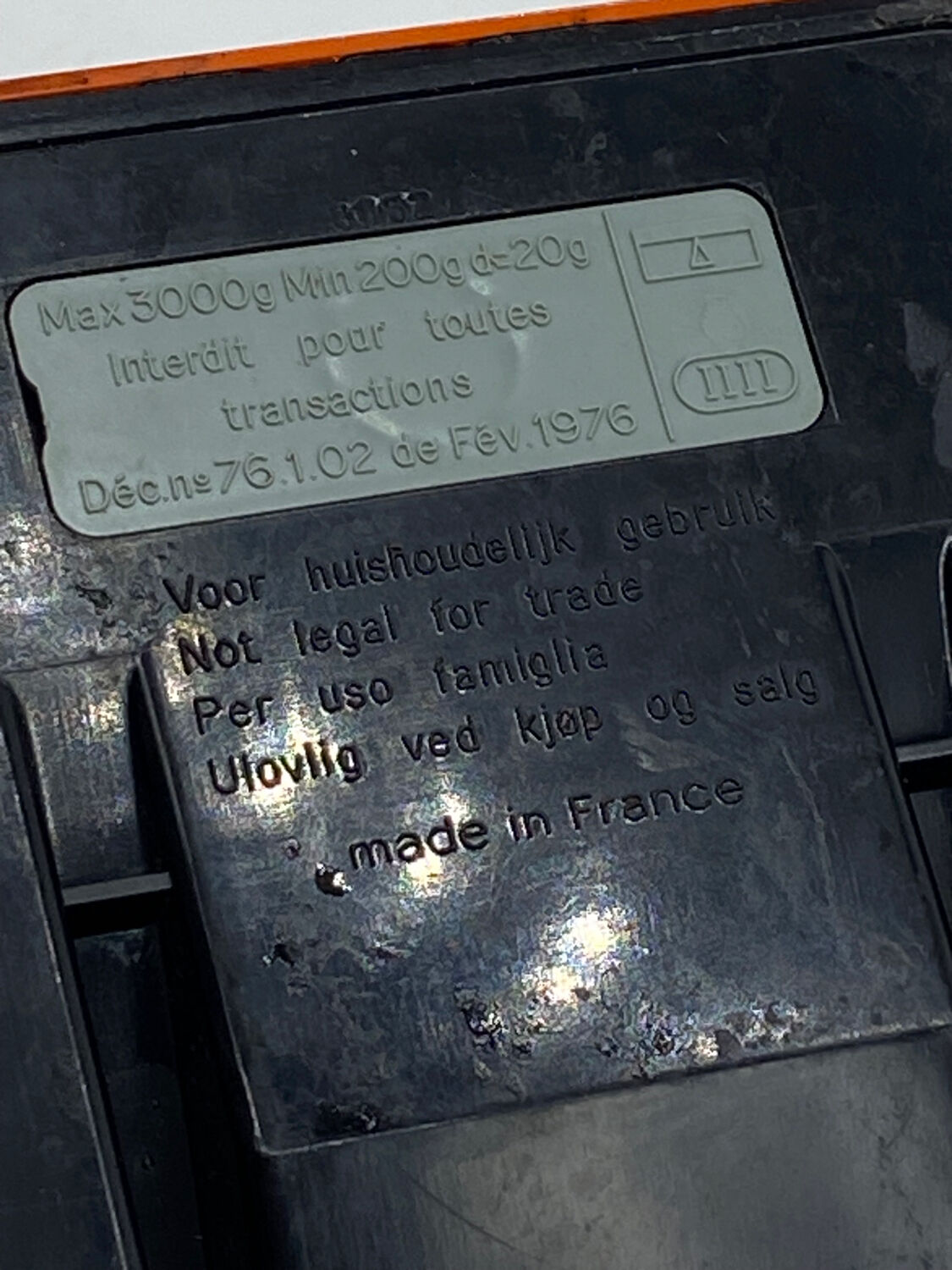 Scale Terraillon vintage orange 🧡, kitchen,