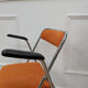 Vintage orange folding chair