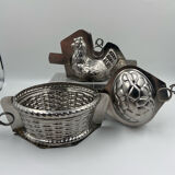 Set of three easter chocolate molds