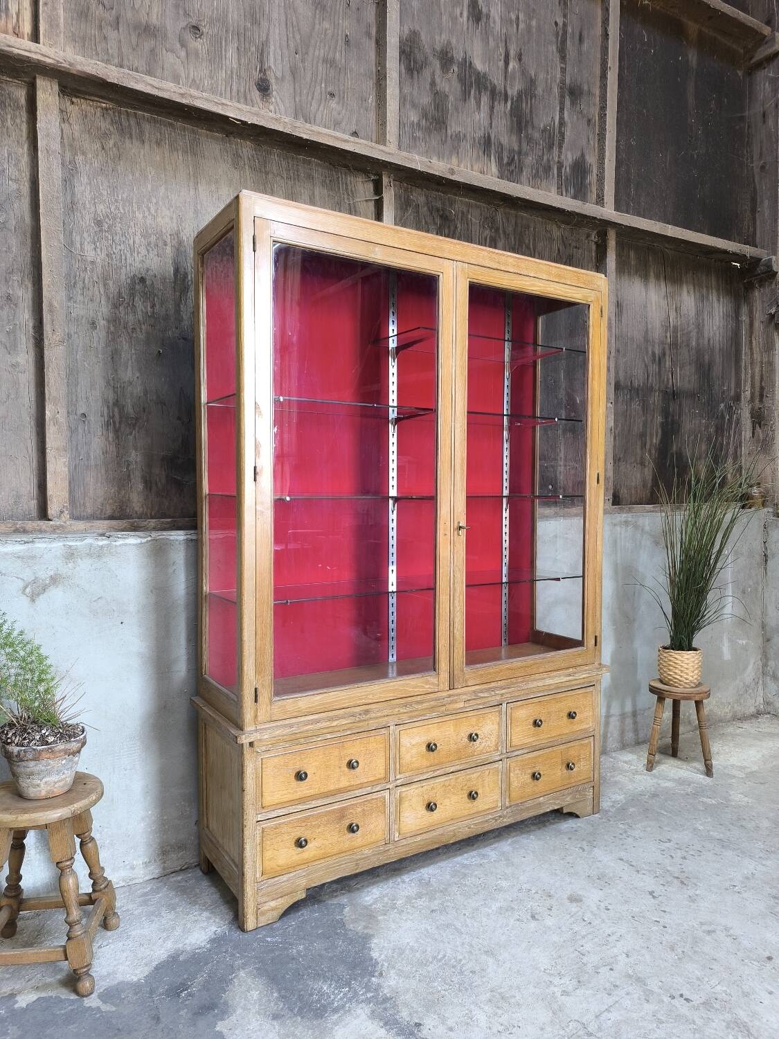 1950s trade furniture display case