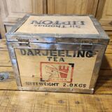 Wooden box on Thomas Lipton
