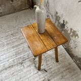 Handcrafted oak stool