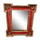 Neo Baroque red mirror