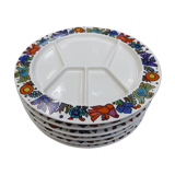6 plates Acapulco Villeroy & Boch years 70