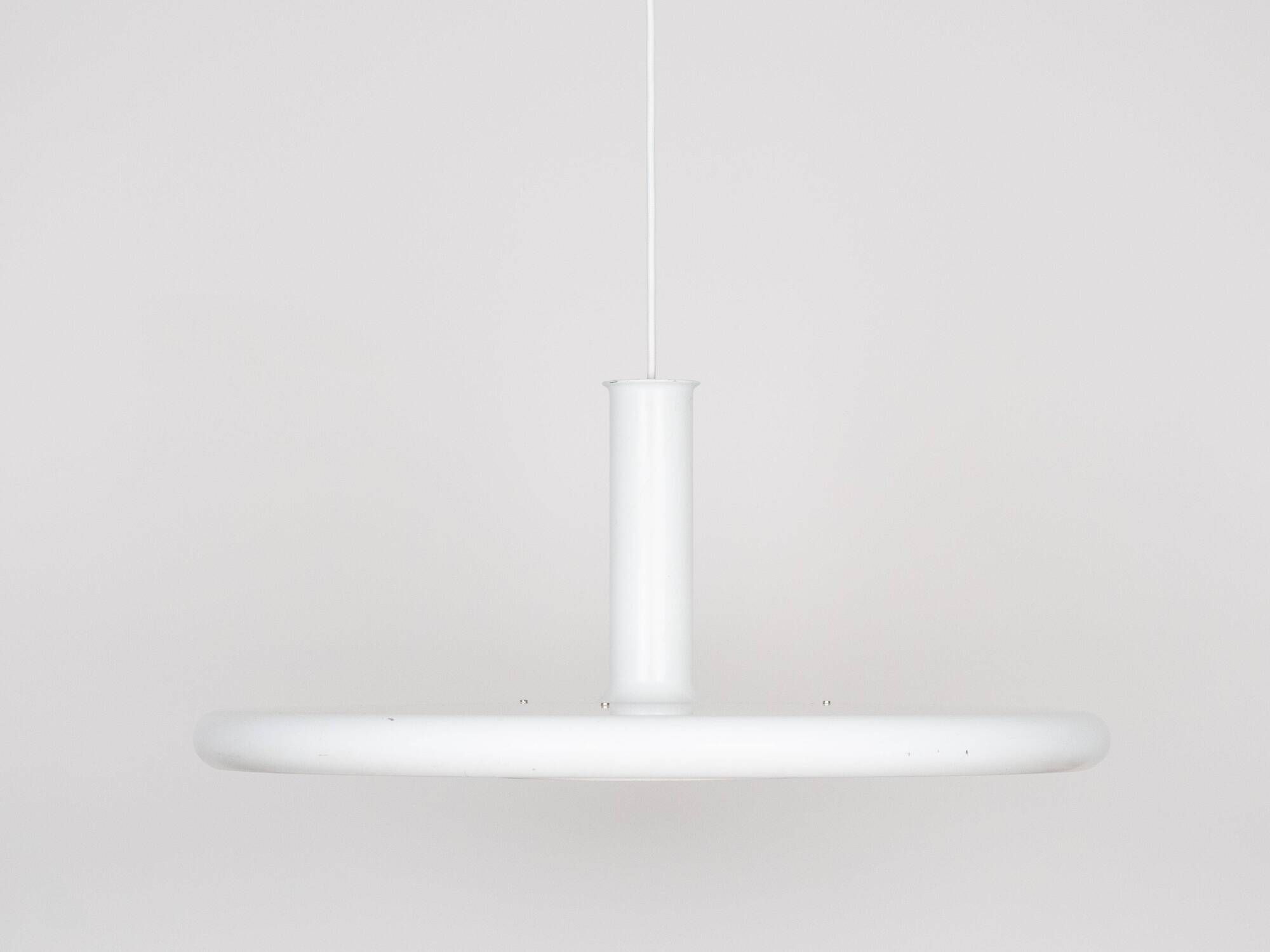 Danish vintage XL pendant lamp Optima by Hans Due, Fog og Morup, 1973