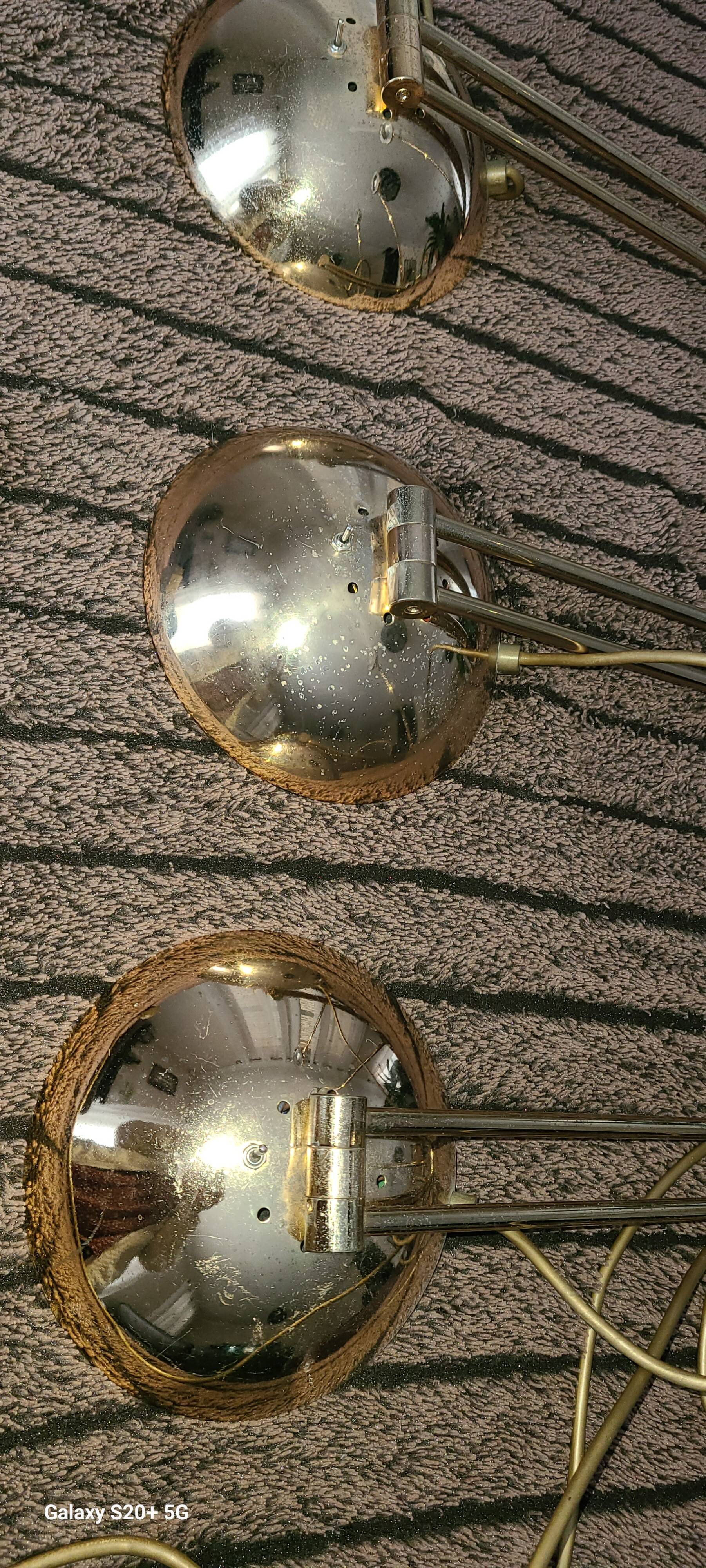 3 lampes de bureau vintage Zonca Voghera