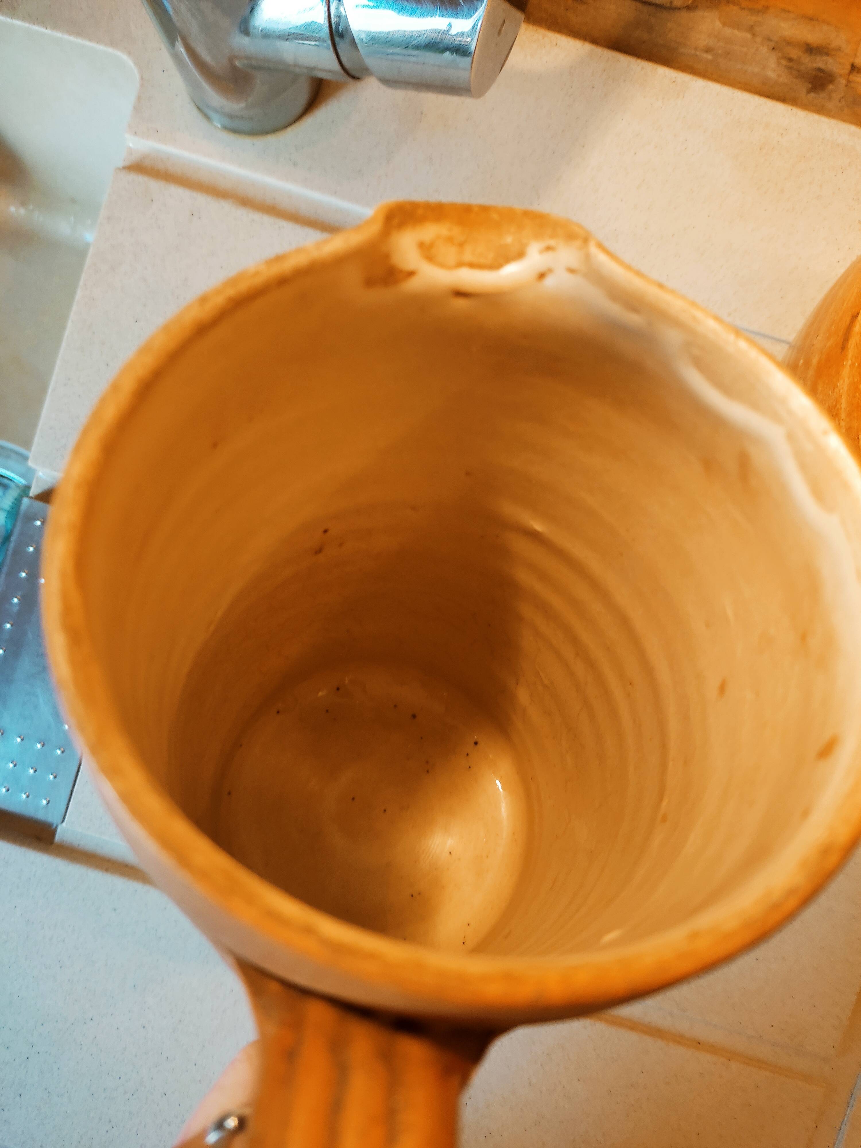 Duo of pitchers water, wine