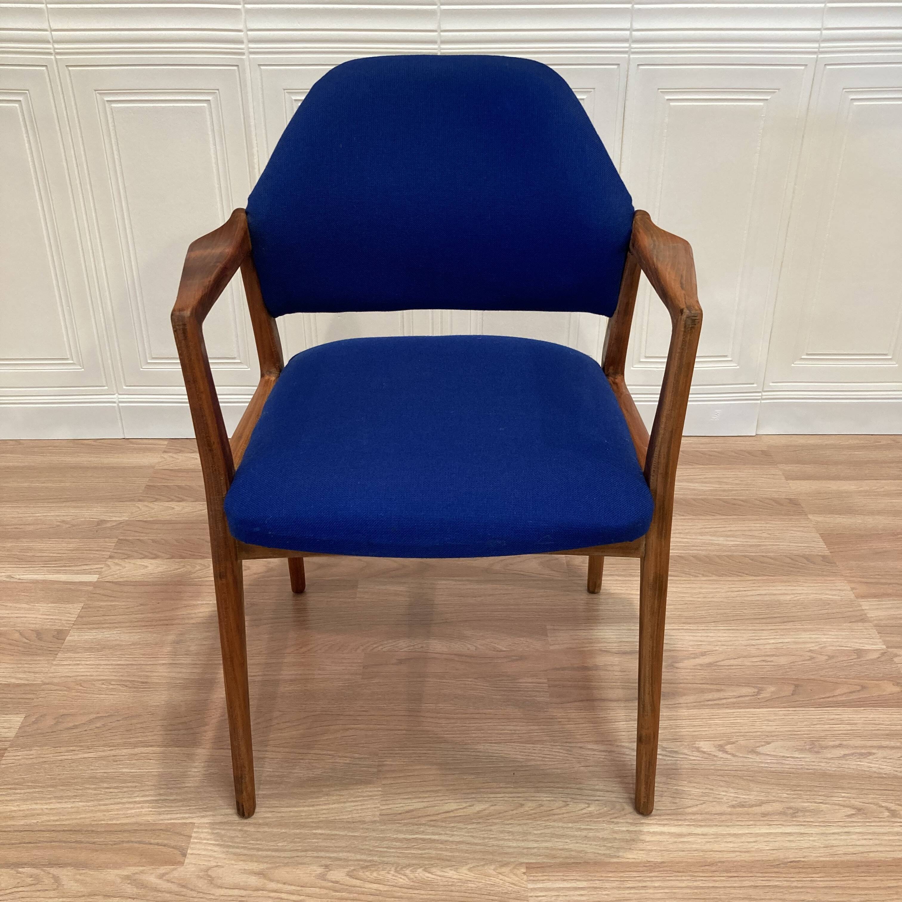 Suite of 4 designer armchairs 1950 "Hartmut Lhomeyer".