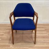 Suite of 4 designer armchairs 1950 "Hartmut Lhomeyer".