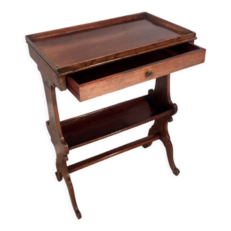 Lyre table in mahogany nineteenth century
