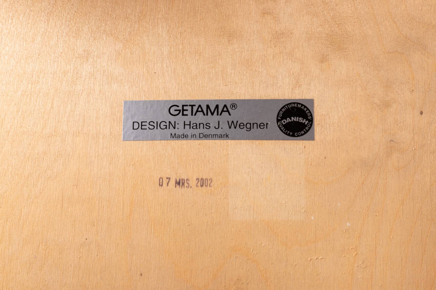 Danish design chair by Hans Wegner for Getama