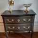 Commode patiné style Louis XV 2 tiroirs