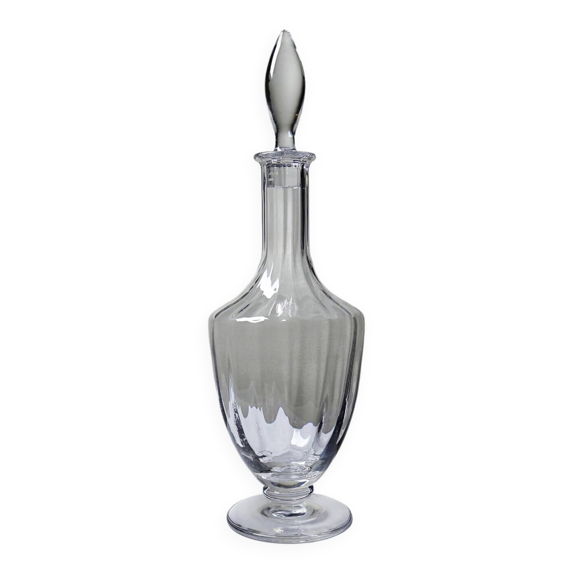 Grande carafe à décanter cristal de Sèvres vintage années 1970-1980